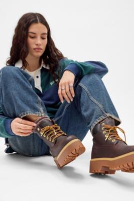 Brown Stone Street 6" Boots - Brown UK 6 at Urban Outfitters - Timberland - Modalova