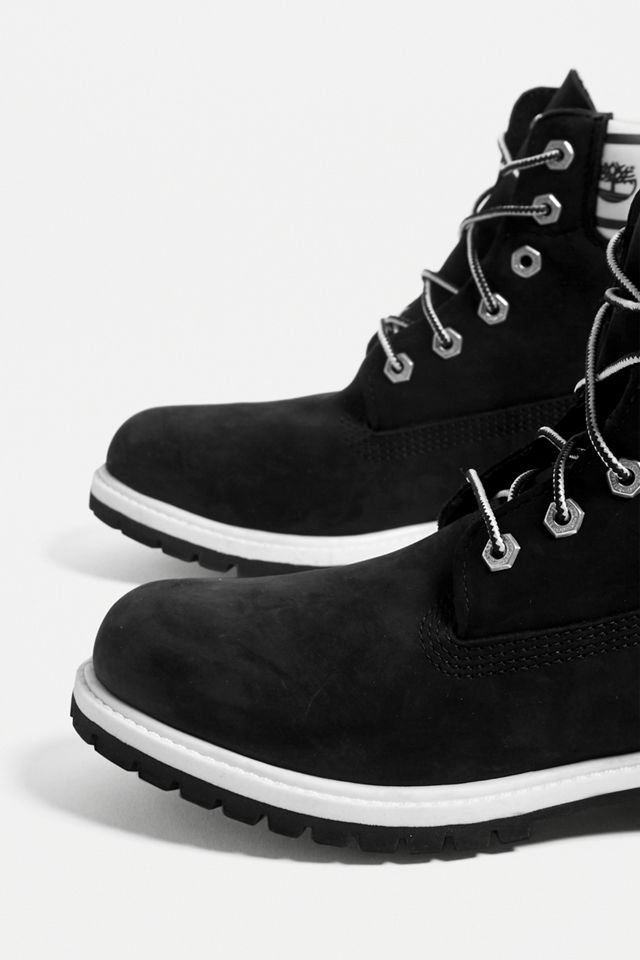 Timberland - Bottes à lacets noires avec logo #3