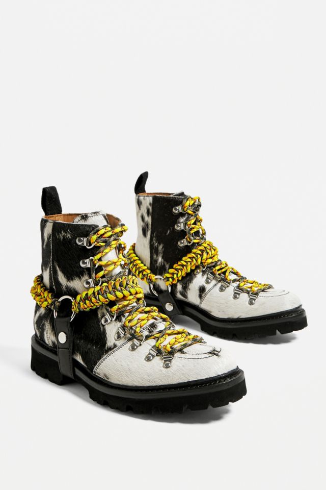 House Of Holland X Grenson Nanette Cow Hiking Boots