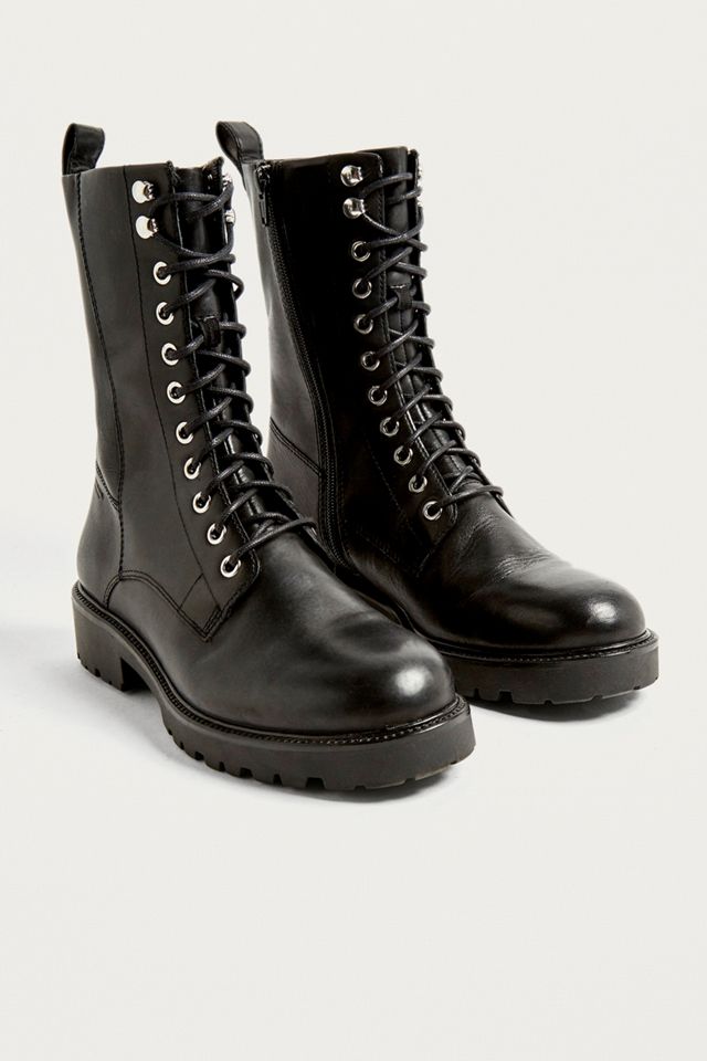 Vagabond - Bottes Kenova à lacets en cuir noires #1