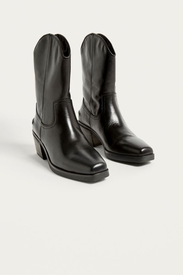 lighed Ordsprog spor Vagabond Simone Black Leather Cowboy Boots | Urban Outfitters UK