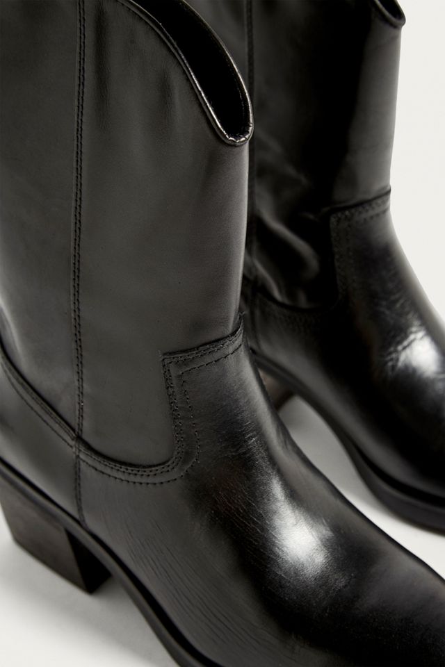 Vagabond Simone Black Leather Cowboy Boots #2