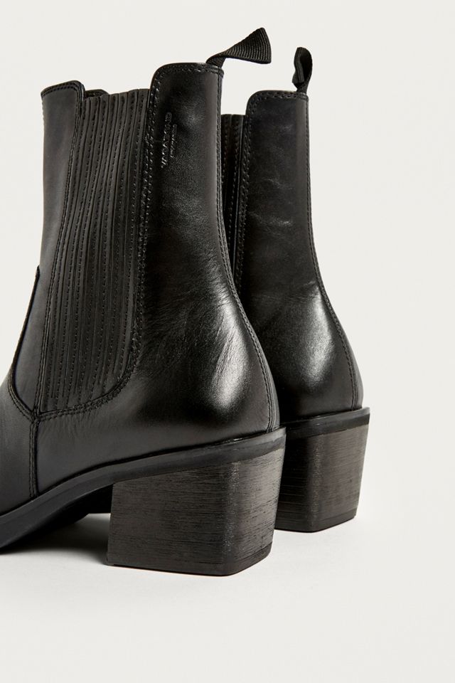 Vagabond Simone Black Leather Cowboy Boots #3