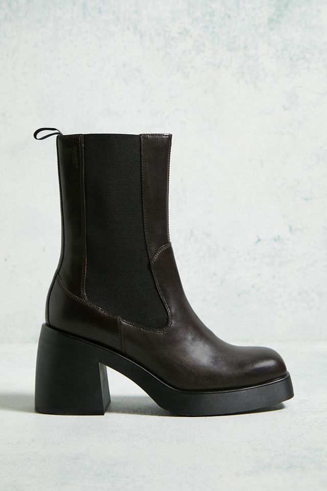 Vagabond - Bottines Chelsea Brooke en cuir marron #2