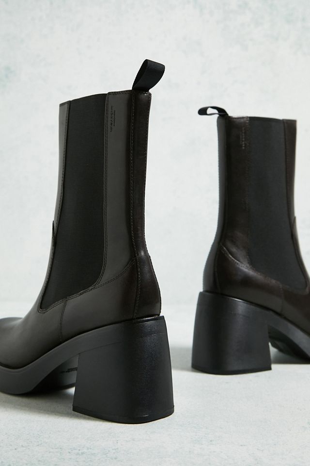 Vagabond - Bottines Chelsea Brooke en cuir marron #4