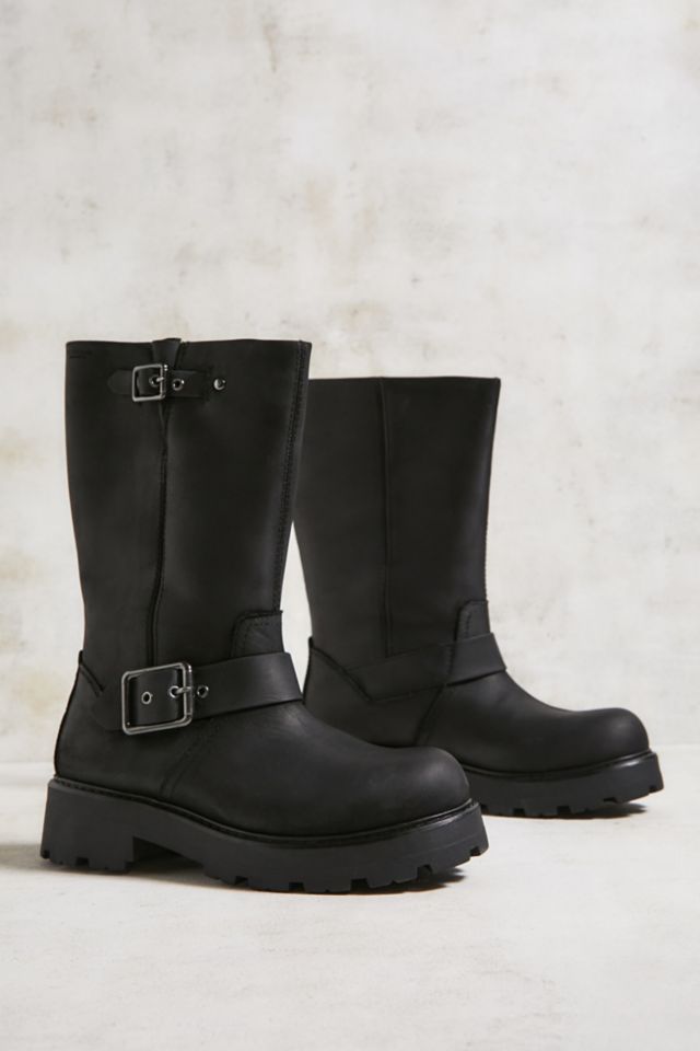 Ugg leather best sale buckle boots