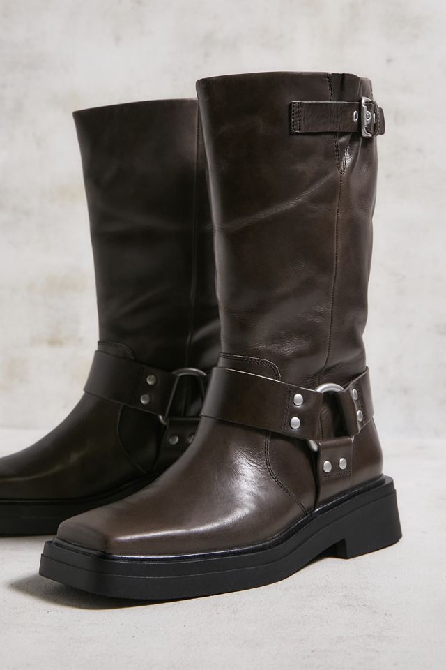 Vagabond Botas altas marrones Eyra con hebilla de punta cuadrada #2