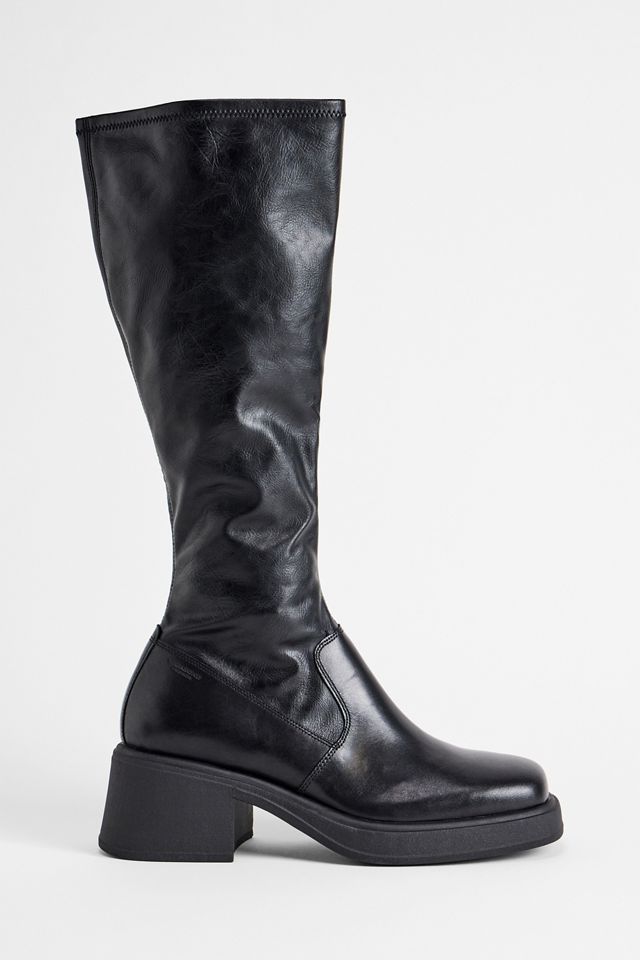 Vagabond Black Dorah Stretch Boots