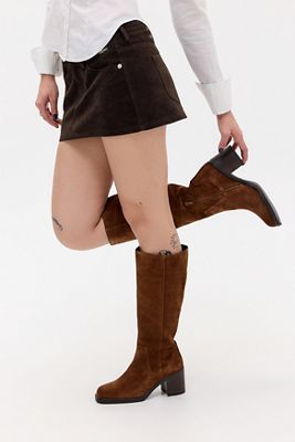 Stivale in Pelle Scamosciata Meryl Vagabond Tan