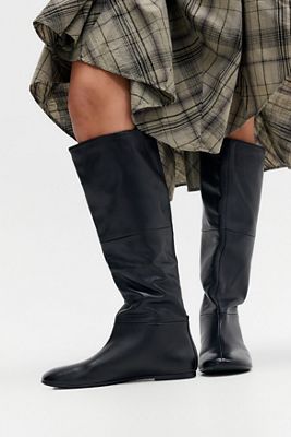 Vagabond Black Aleya Tall Leather Boots