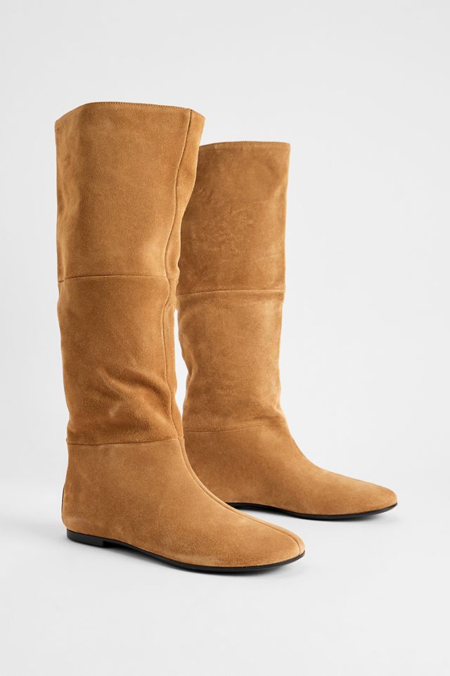 Vagabond Tan Aleya Suede Knee High Boots #1