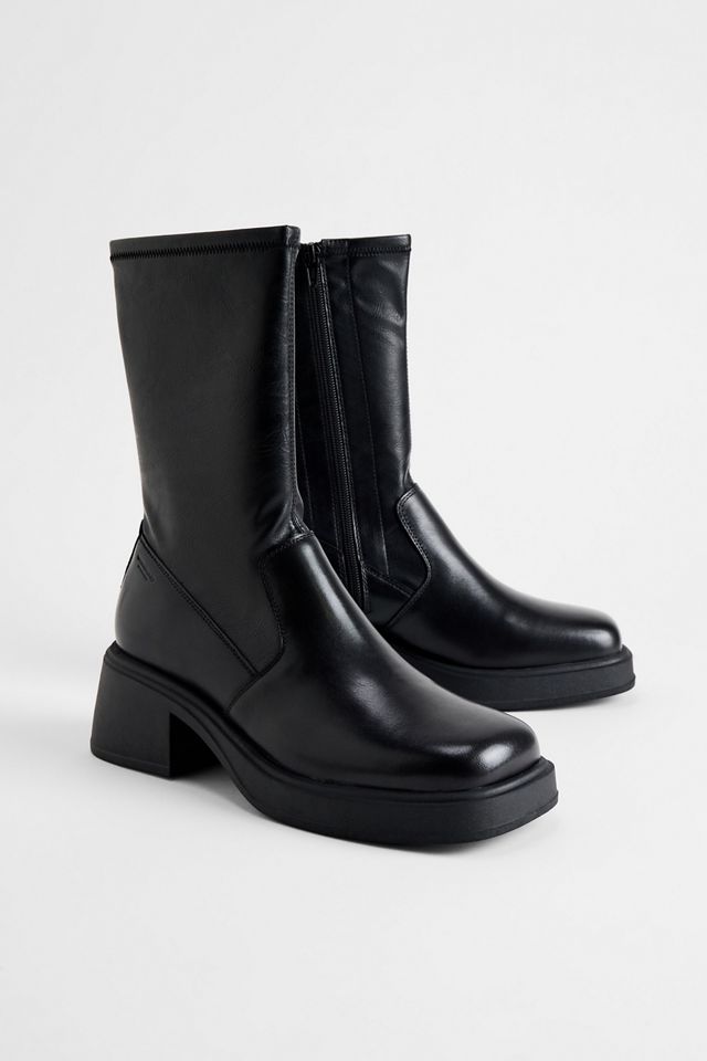 Vagabond Black Dorah Leather Ankle Boots #1
