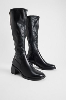 Bottes hautes en cuir noir Vega de Vagabond