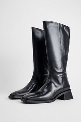 Bottes en cuir noir Blanca à hauteur du genou Vagabond