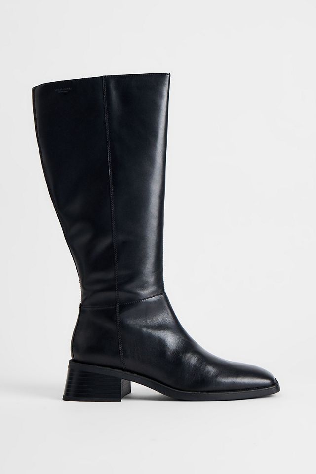 Botas de Cuero Negras Blanca hasta la Rodilla de Vagabond #2