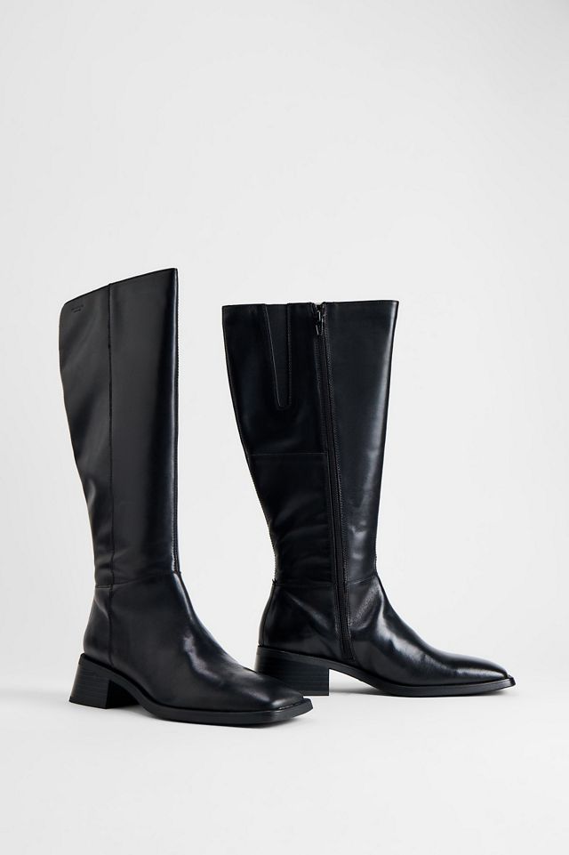 Botas de Cuero Negras Blanca hasta la Rodilla de Vagabond #3