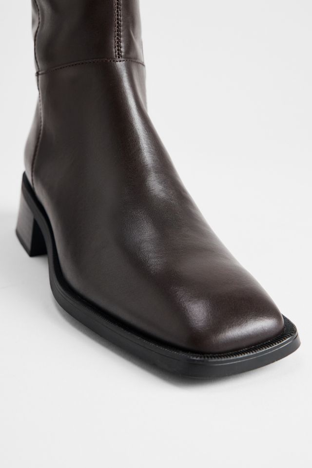 Botas de Cuero Vagabond Brown Blanca hasta la Rodilla #1