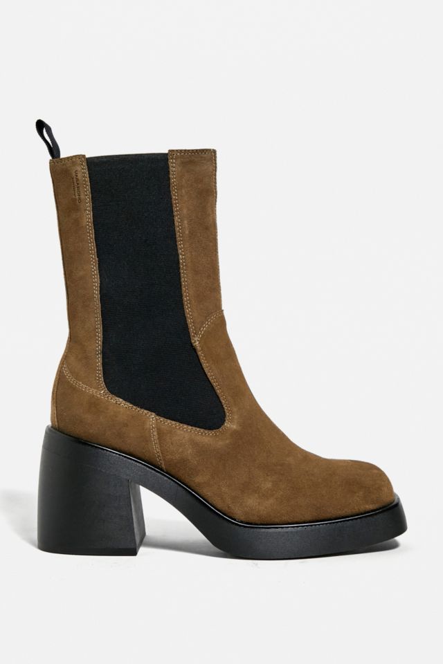 Vagabond Brown Suede Chelsea Boots | Urban Outfitters