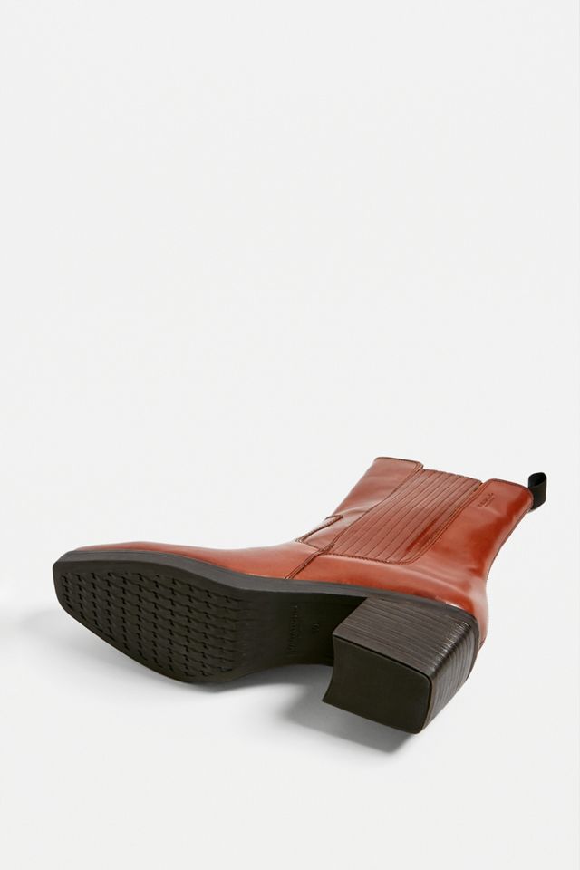 Vagabond - Bottes Simone délavées marron style western #5