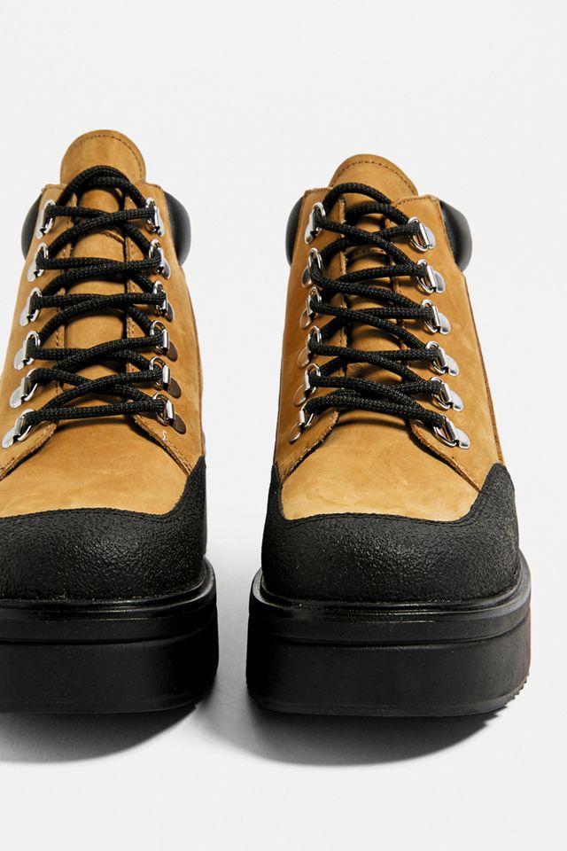 Vagabond Tara Tan & Black Flatform Hiker Boots #1