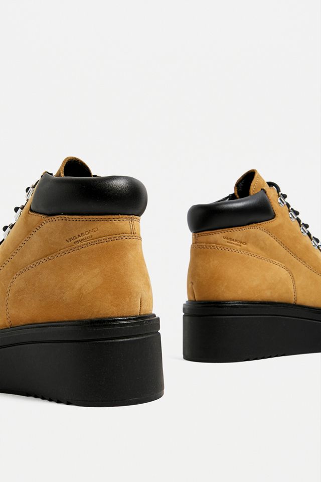Vagabond Tara Tan & Black Flatform Hiker Boots #3