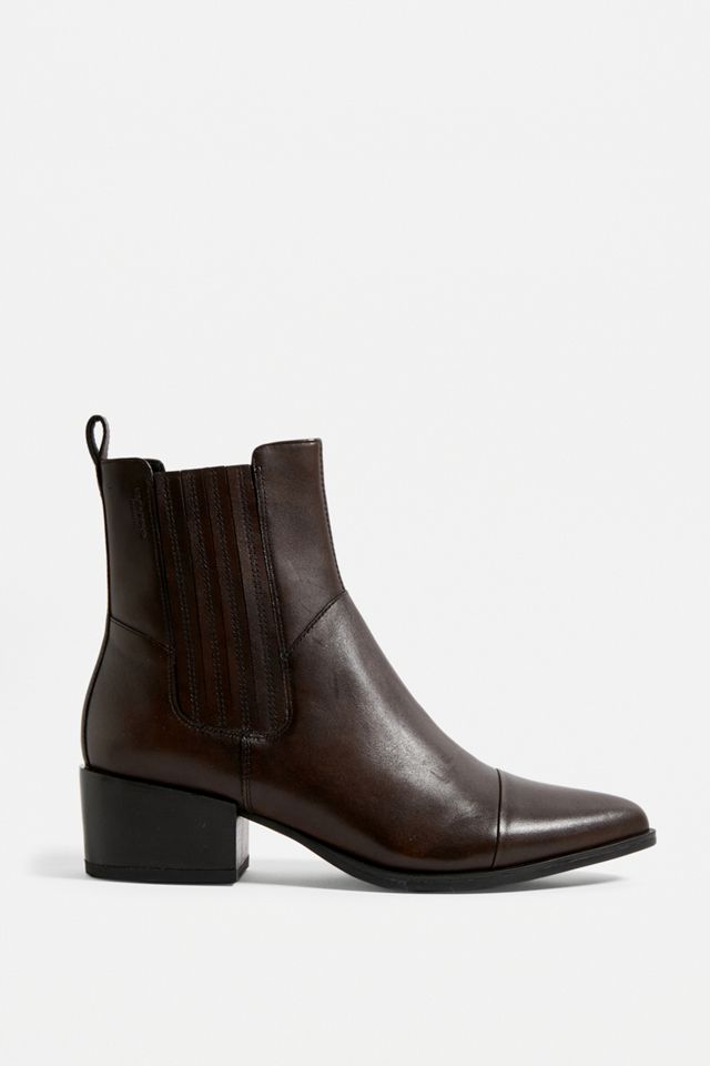 Vagabond – Bottes Marja en cuir marron, style western #2