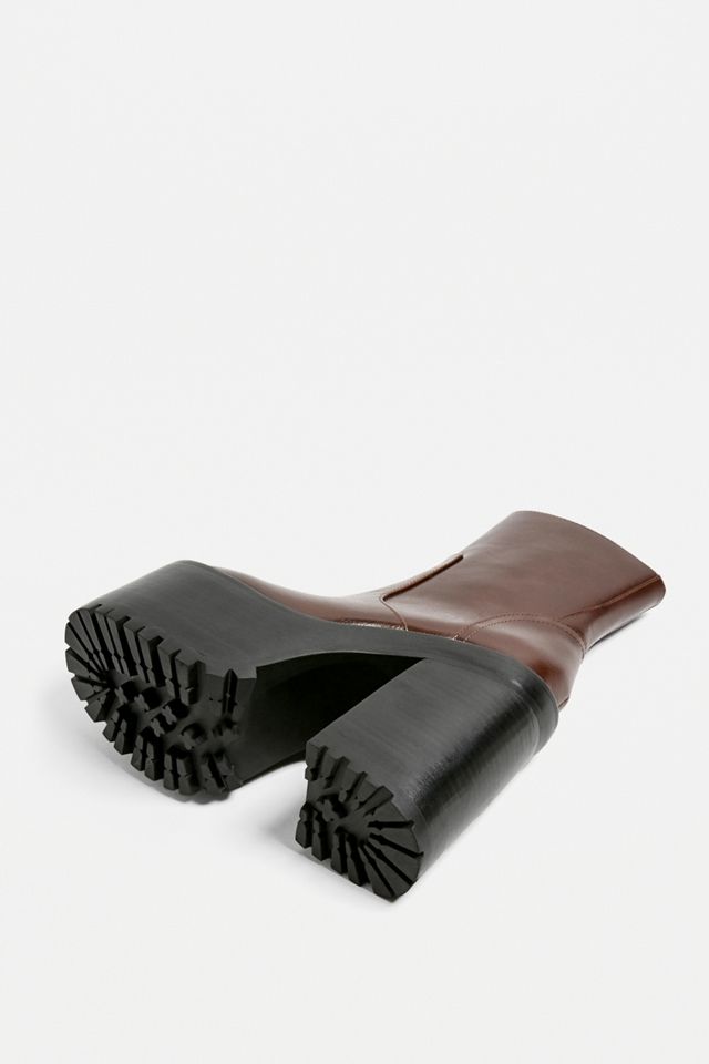 Jeffrey Campbell Deadz Brown Leather Platform Boots #5