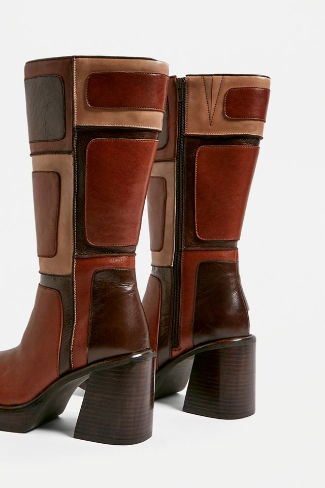 Jeffrey Campbell – Patchwork-Lederstiefel „Keely“ #1