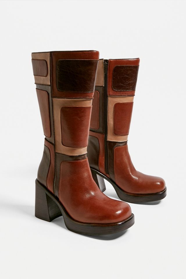 Jeffrey Campbell – Patchwork-Lederstiefel „Keely“ #2