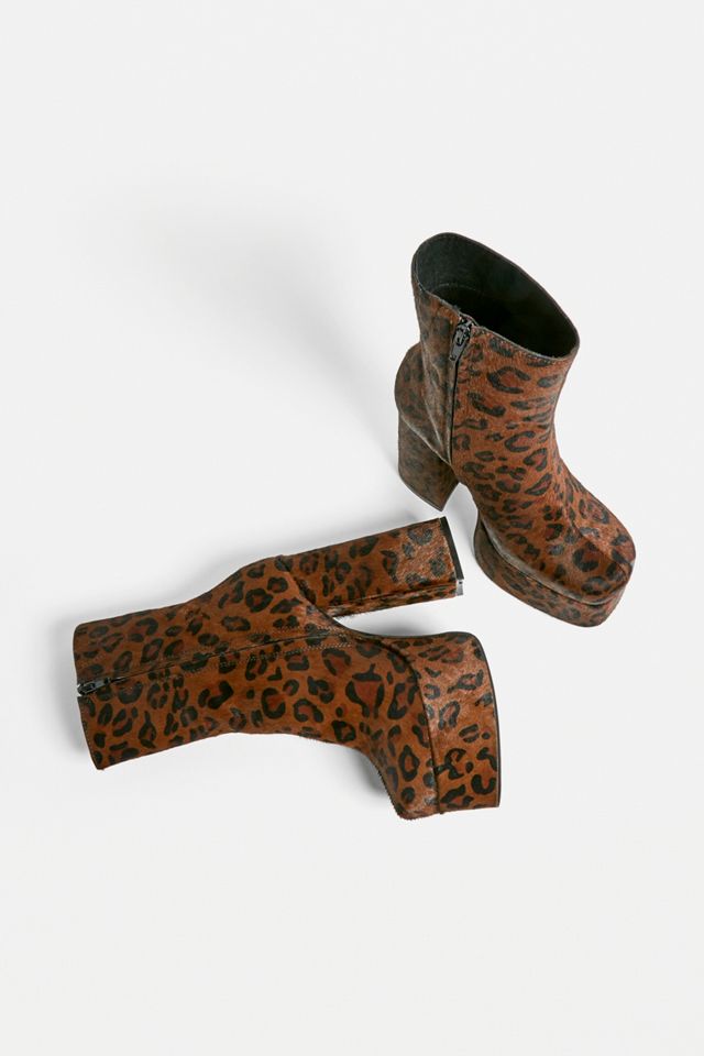 Jeffrey Campbell - Bottines compensées imprimé léopard #5