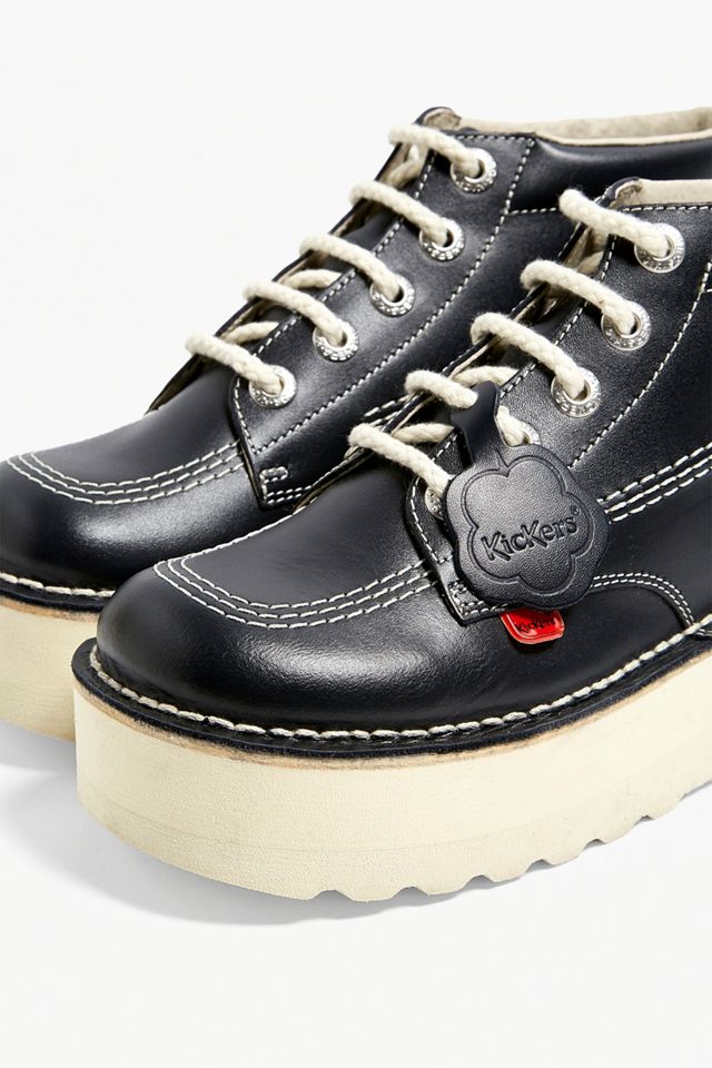 Kickers – Lederstiefel „Hi Stack“ in Schwarz #1