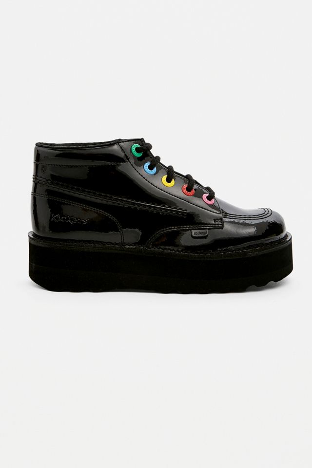Kickers - Bottines Higher Stack à œillets pastel #2