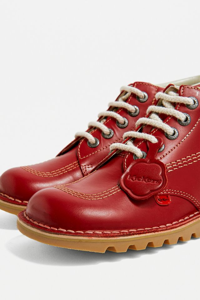 Kickers Kick Hi Red Boots | Urban Outfitters UK