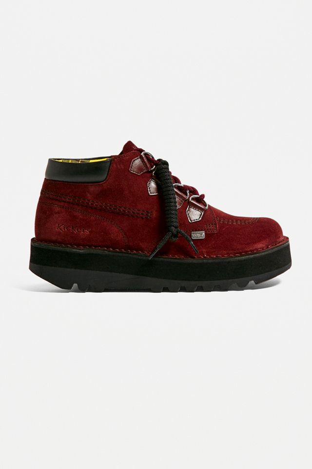 Kickers Kick Hi Creepy Red Boots