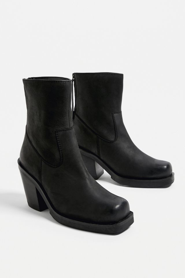 UO Betsey Square Toe Leather Western Boots #1