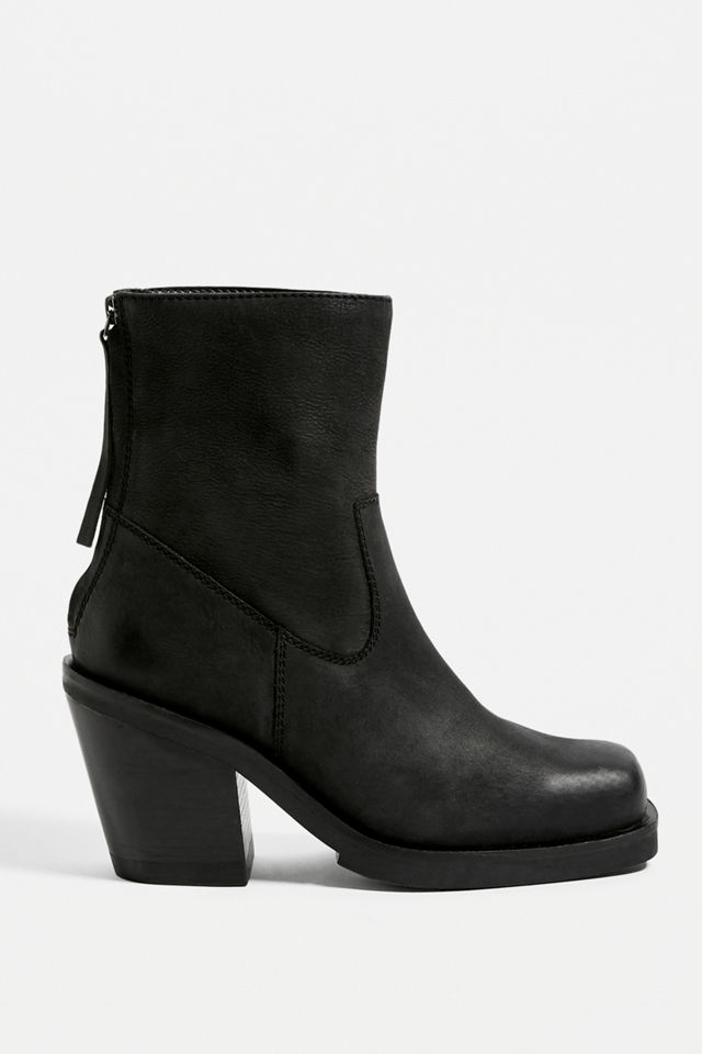 UO Betsey Square Toe Leather Western Boots #2