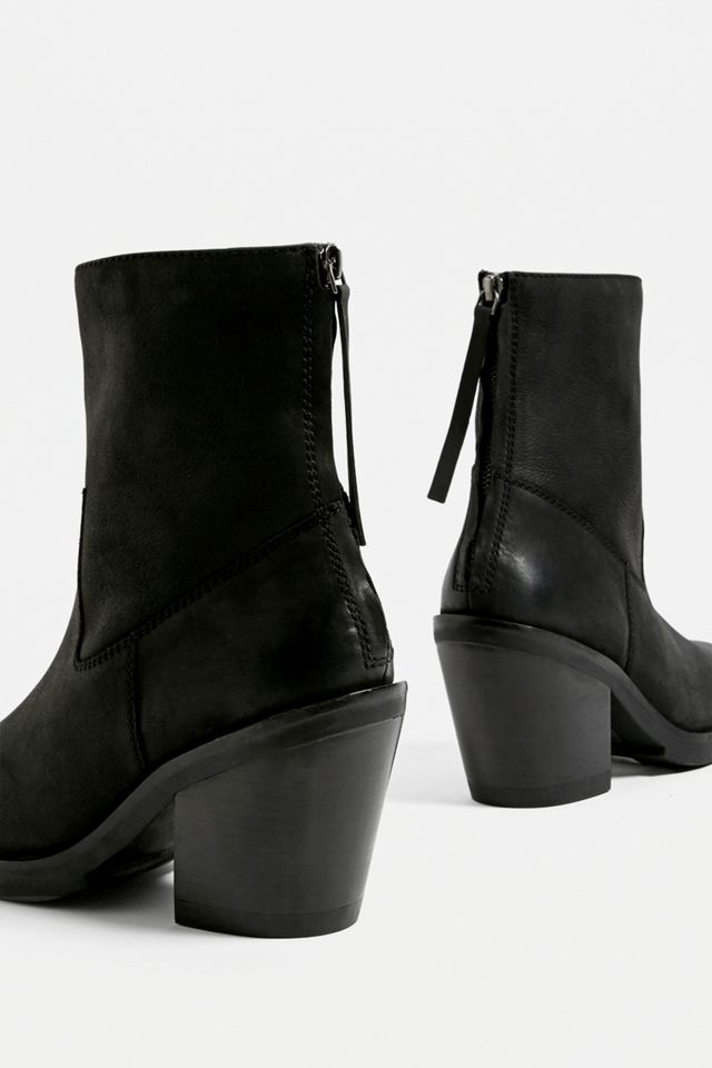 UO Betsey Square Toe Leather Western Boots #4