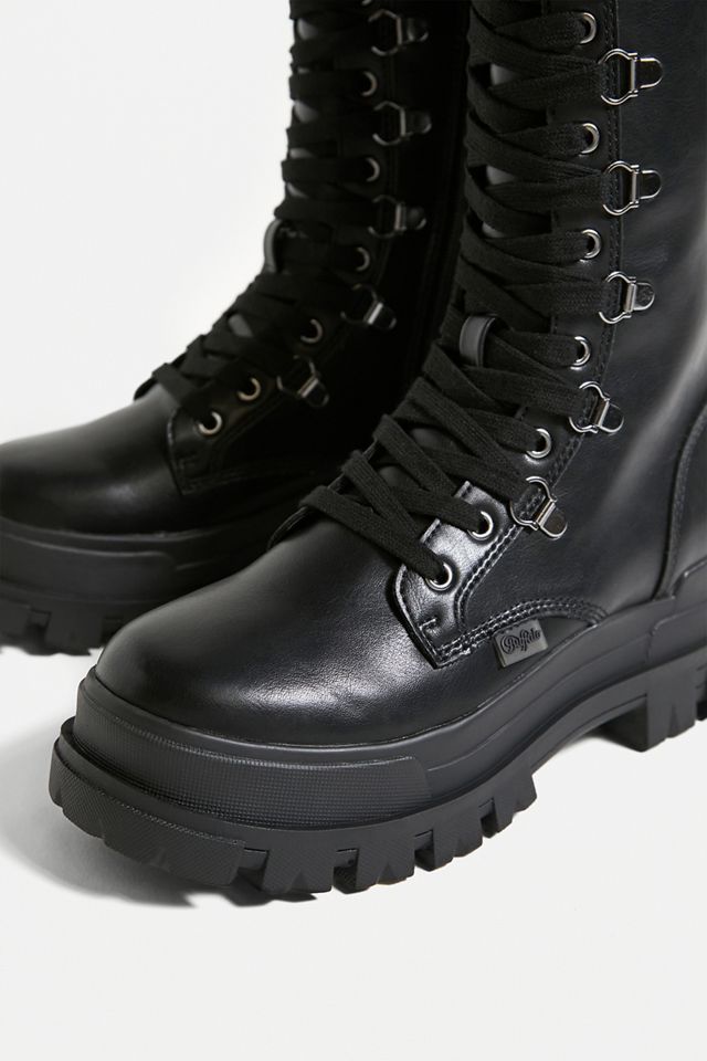 Buffalo Botas altas negras de caminata Aspha #5