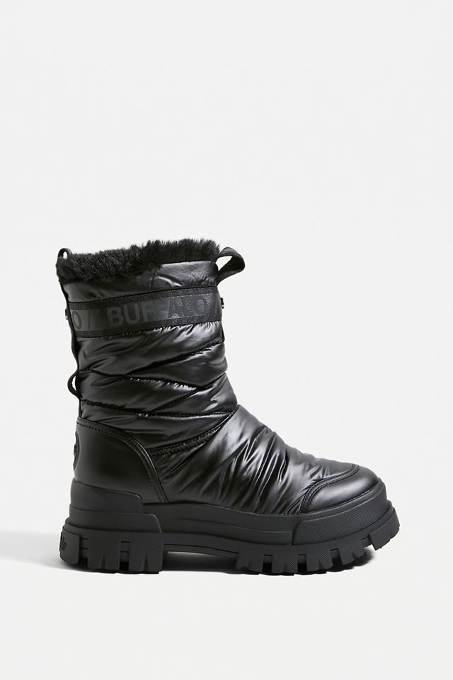 Buffalo Black Aspha Quilted Boots #2
