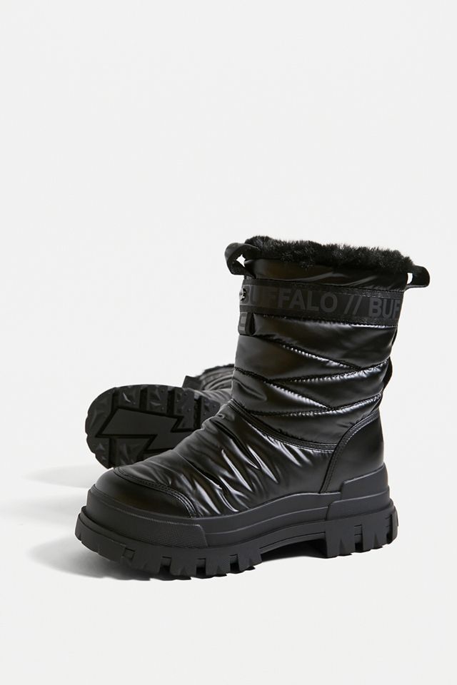Buffalo Black Aspha Quilted Boots #4