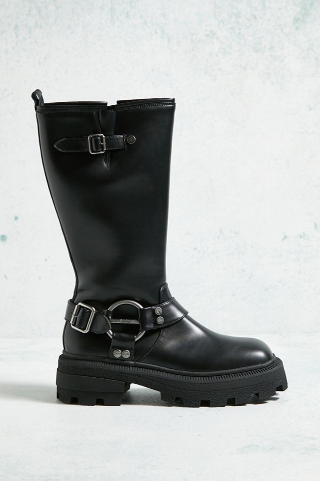 Buffalo - Bottes de motard noires #1