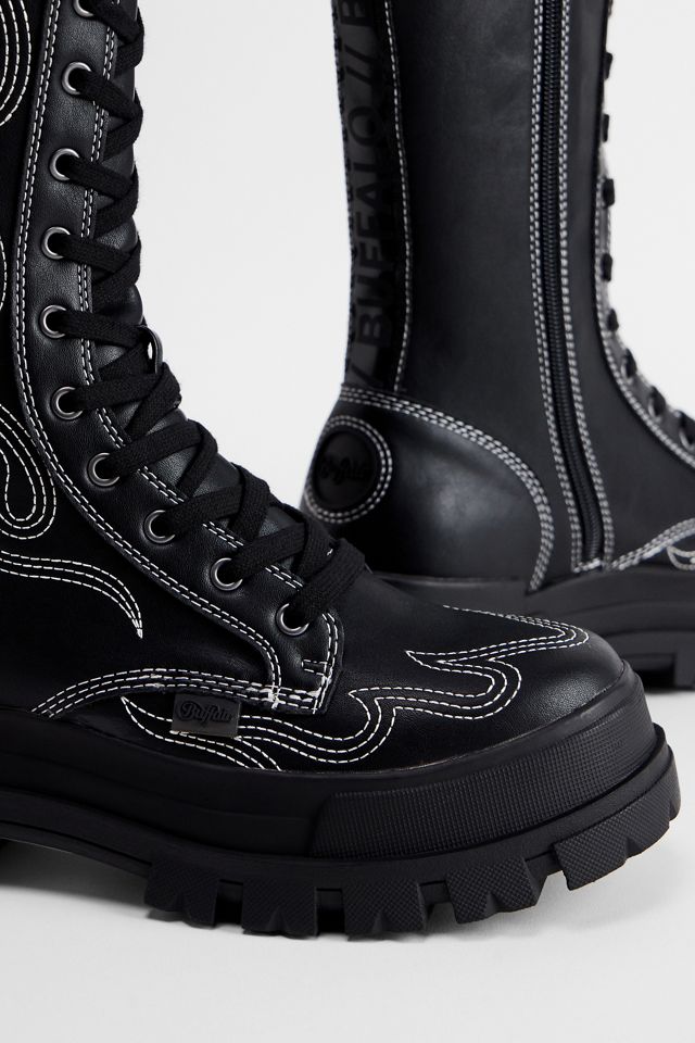 Buffalo Black Aspha On West Boots #4