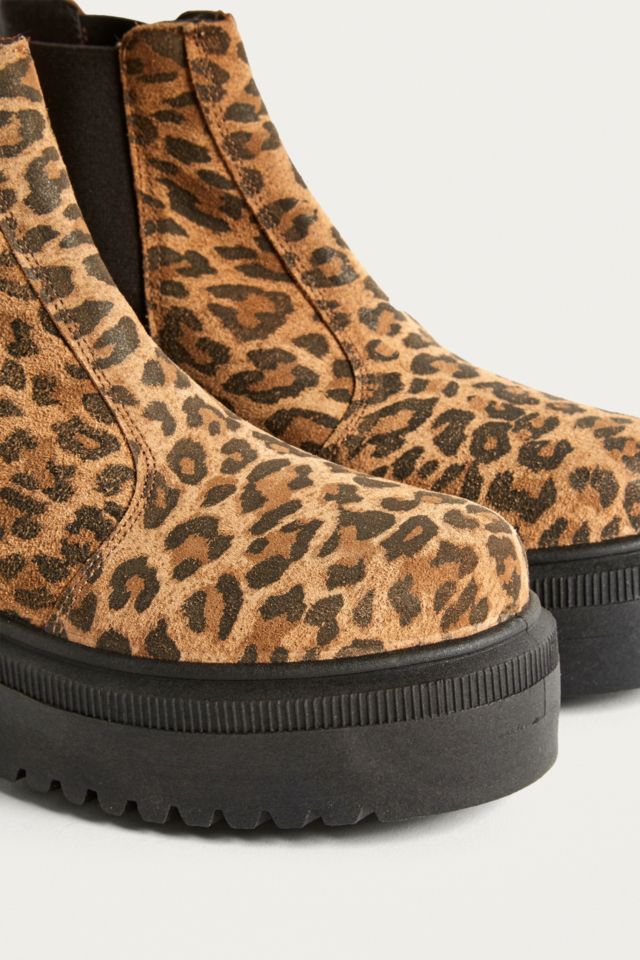 Urban outfitters leopard boots sale