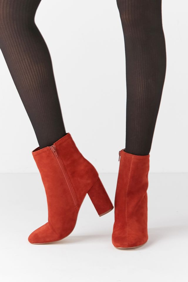 Sloane Seamed Rust Suede Ankle Boots #2