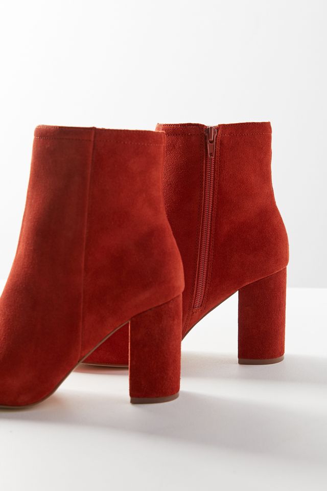 Sloane Seamed Rust Suede Ankle Boots #5