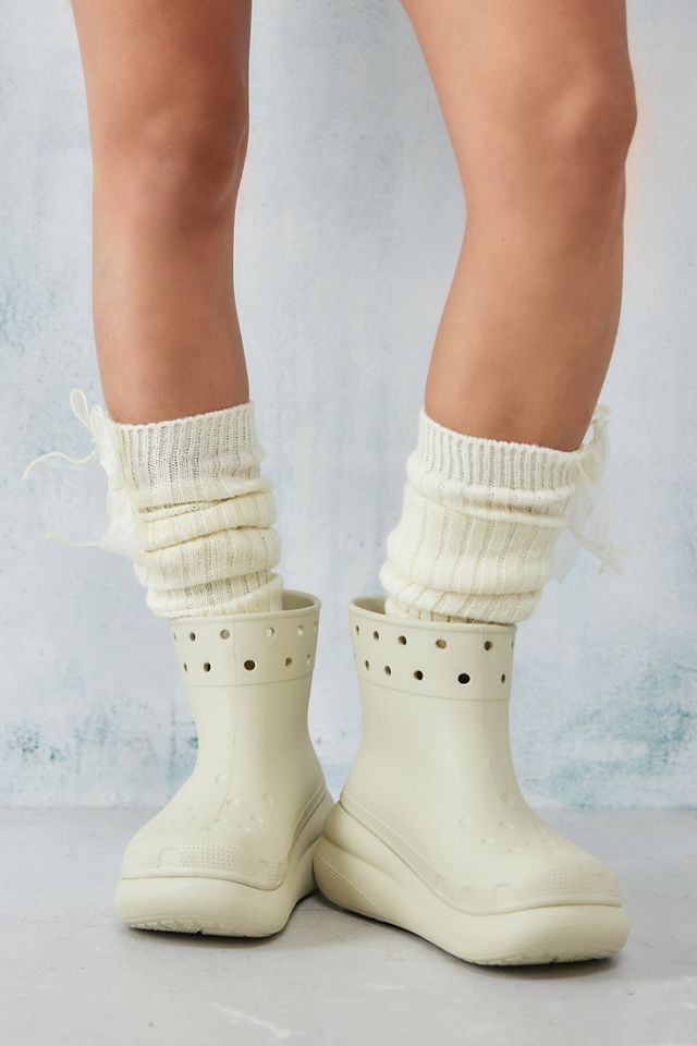 【CROCS】 Classic Crush Boots−BONE Crocs Classic crush boots in bone | ASOS