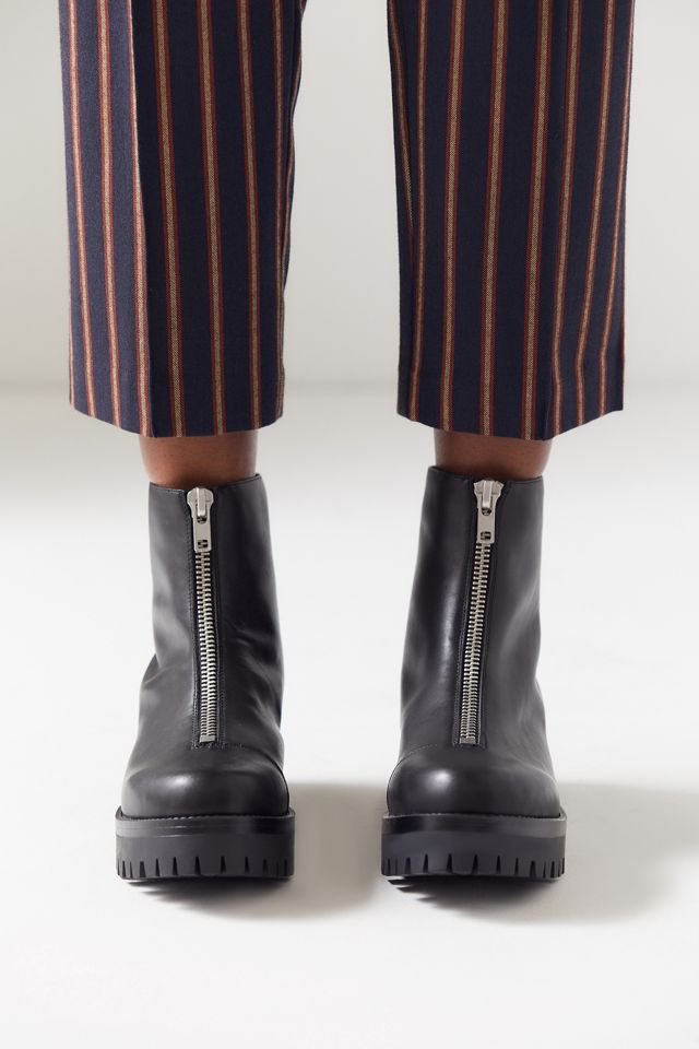 Urban Outfitters – Lederstiefel mit Reißverschluss #3
