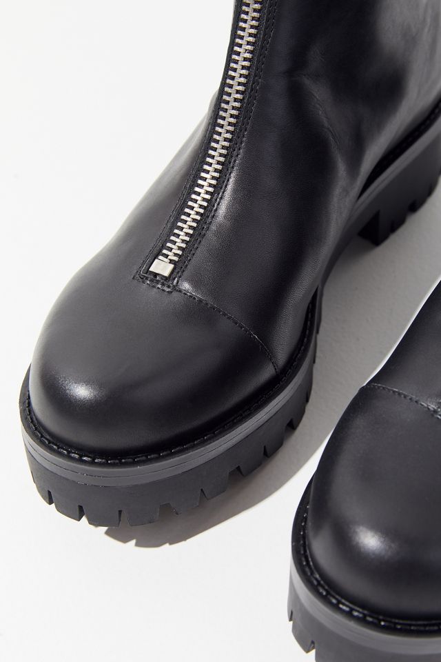 Urban Outfitters – Lederstiefel mit Reißverschluss #4