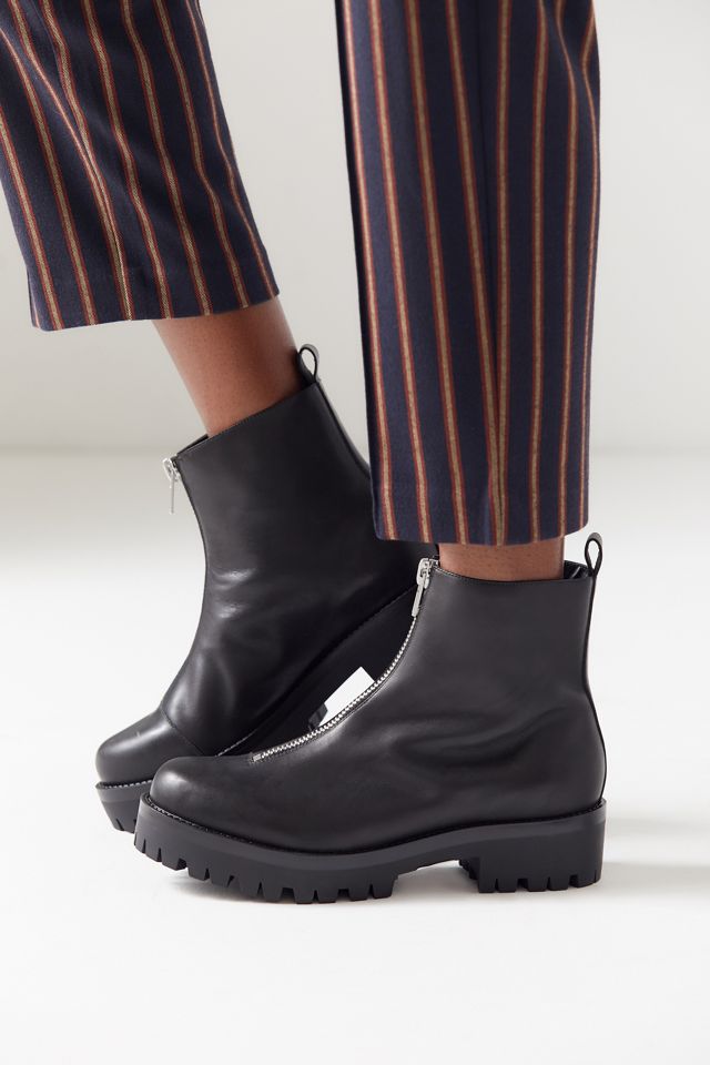 Urban Outfitters – Lederstiefel mit Reißverschluss #5