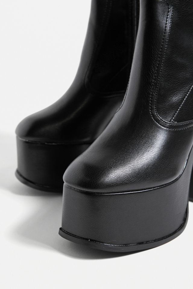 Shelly's London Black Edge Platform Boots #2